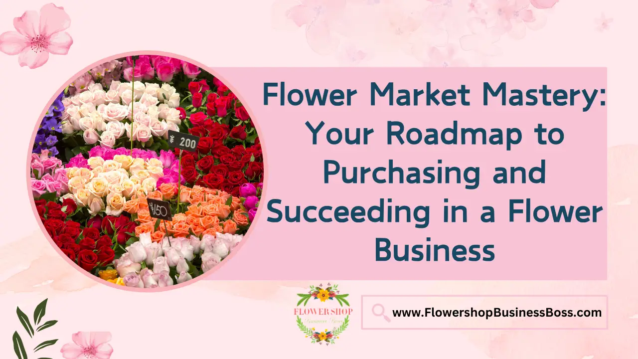 Purchasing and Succeeding in a Flower Business - Flower Shop Business Boss