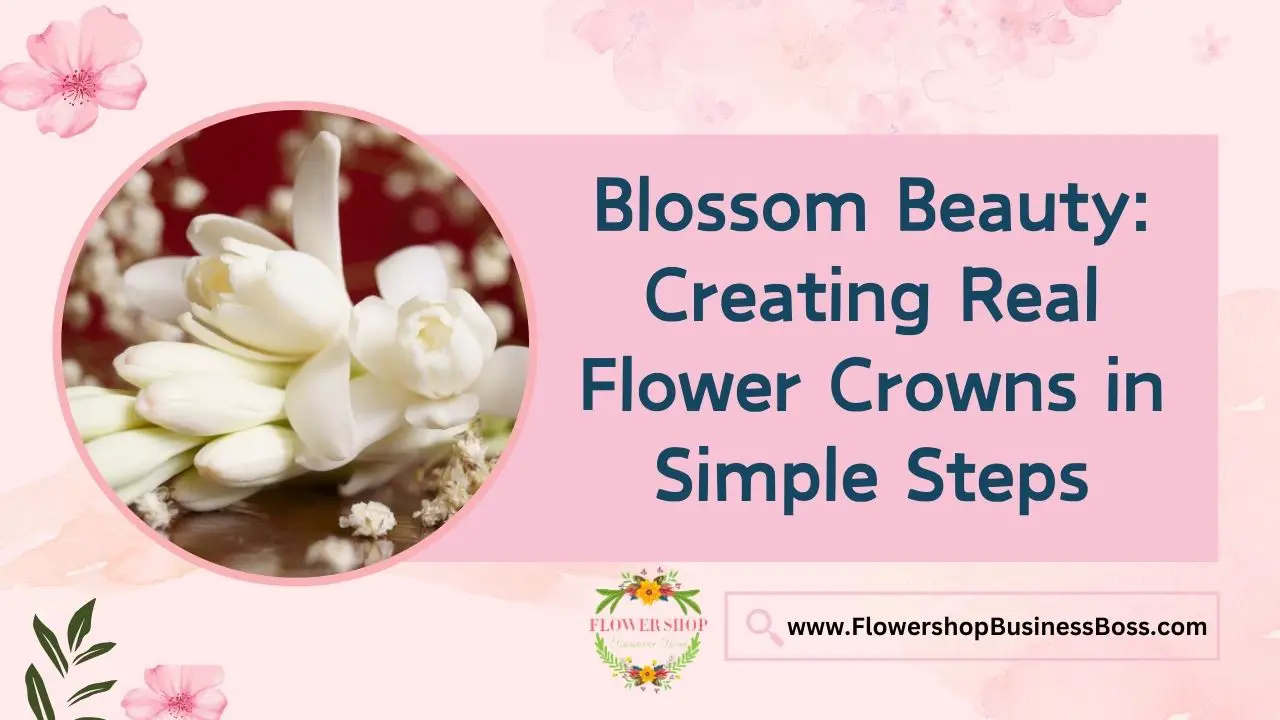 Blossom Beauty: Creating Real Flower Crowns in Simple Steps