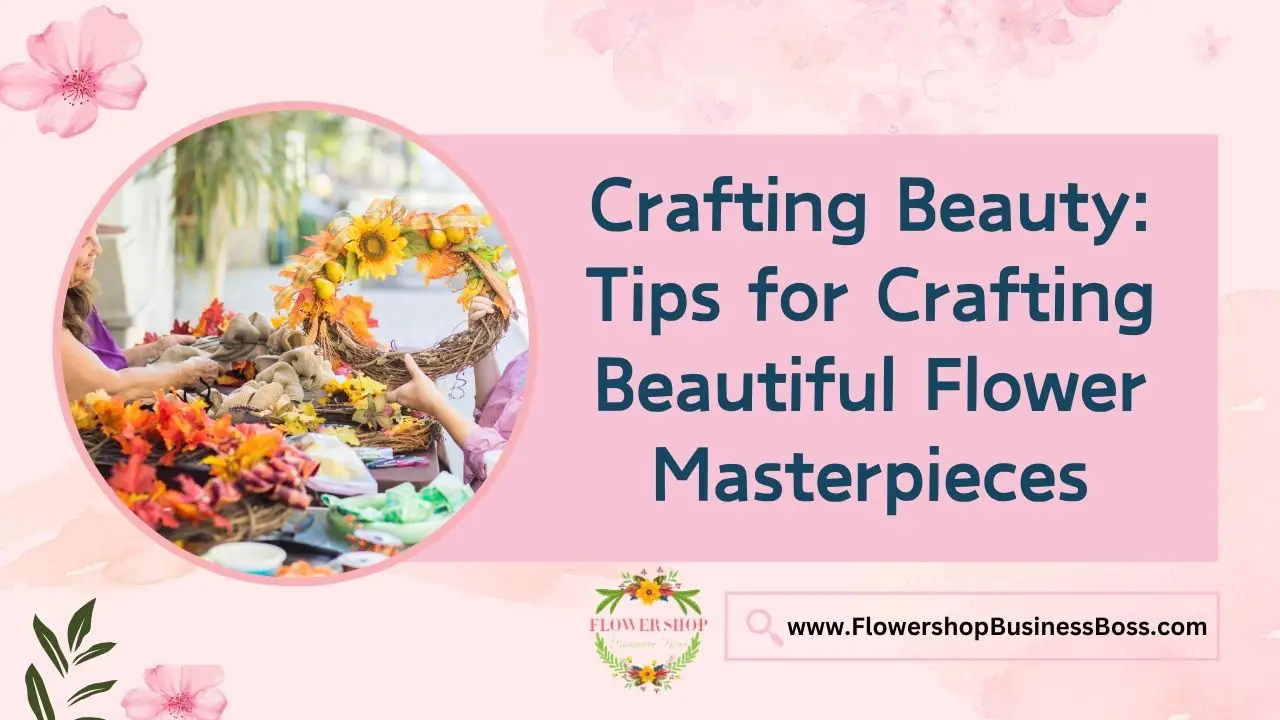 Crafting Beauty: Tips for Crafting Beautiful Flower Masterpieces