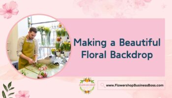 How to Make Floral Backdrop