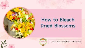 How to Bleach Dried Blossoms