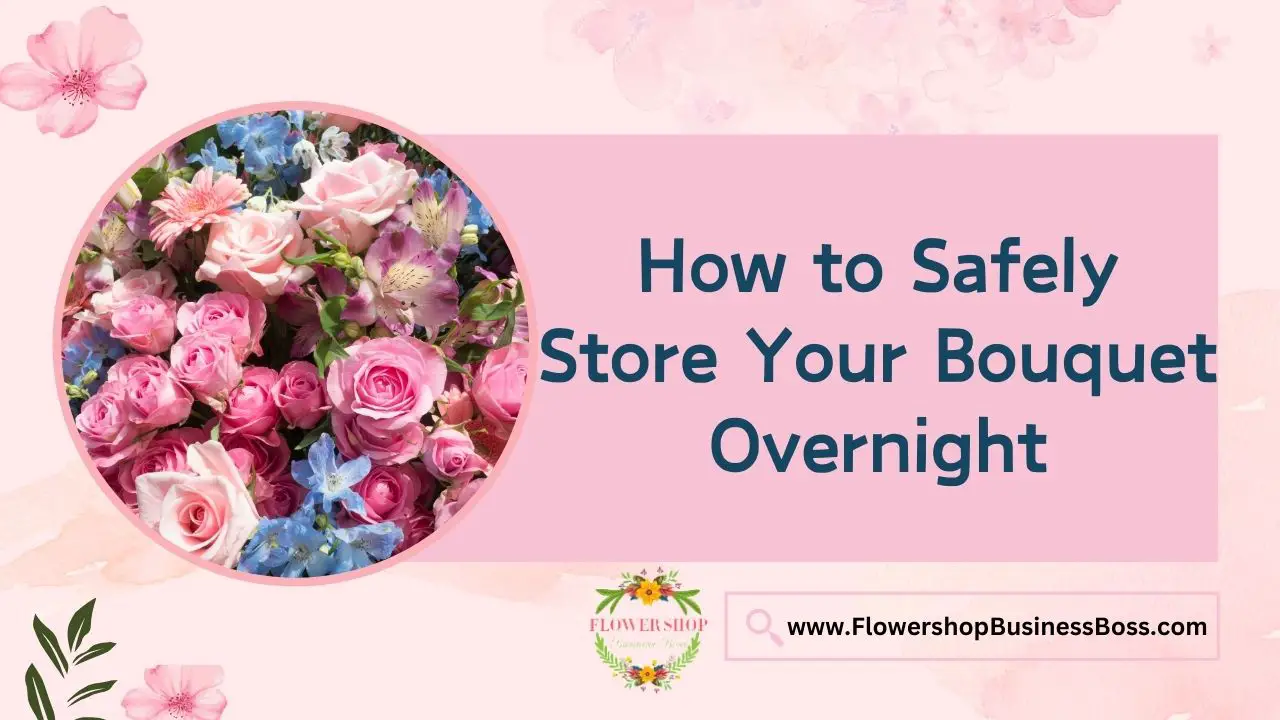 How to Safely Store Your Bouquet Overnight